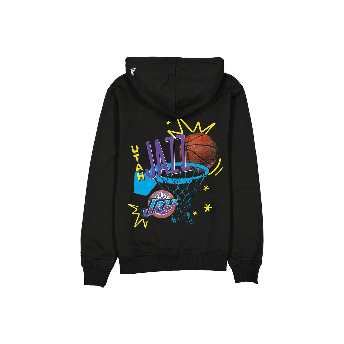 Utah Jazz Hardwood Classics 90s Hoodie