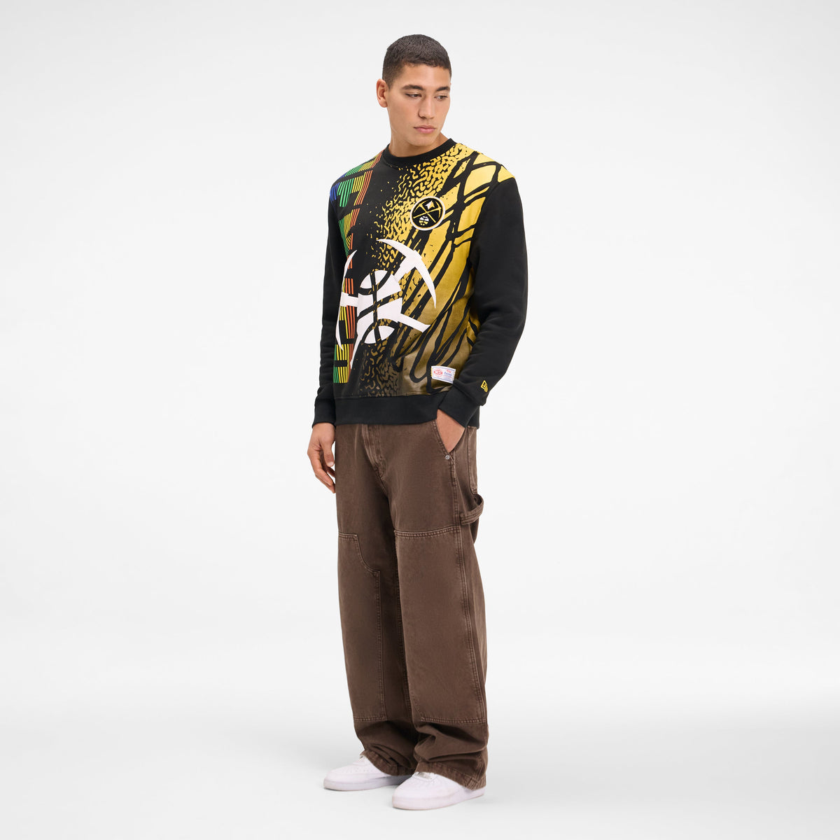 Denver Nuggets 2025 City Edition Black Crewneck