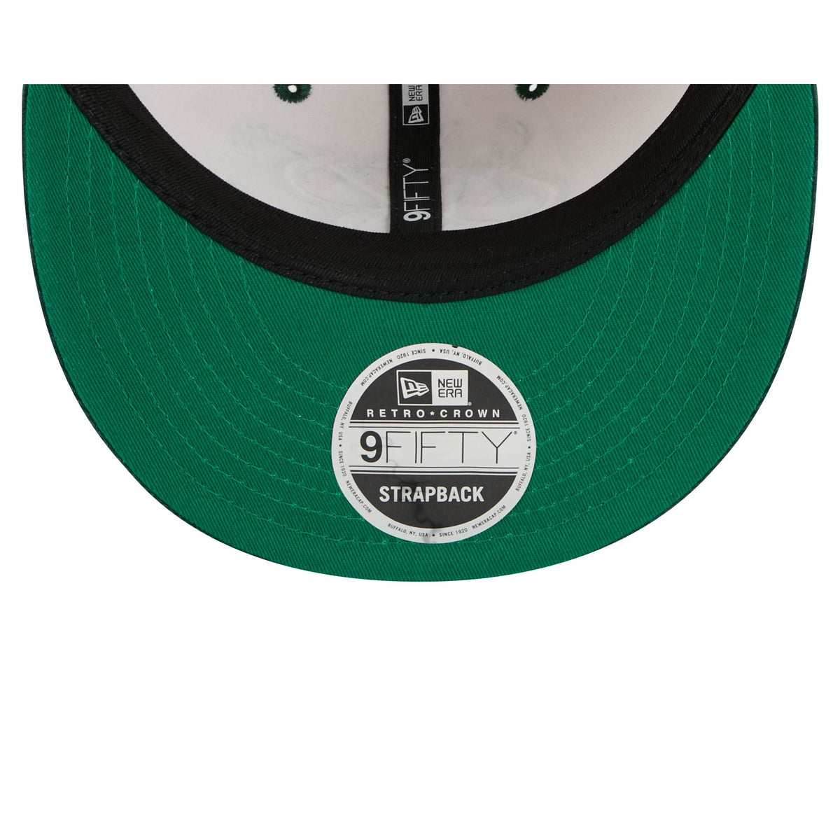 Milwaukee Bucks Pinstripe Script Retro Crown 9FIFTY Adjustable Hat