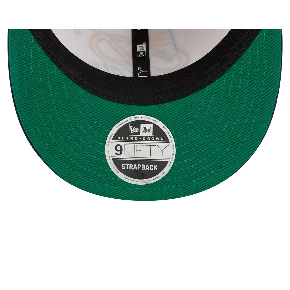 Indiana Pacers Pinstripe Script Retro Crown 9FIFTY Adjustable Hat