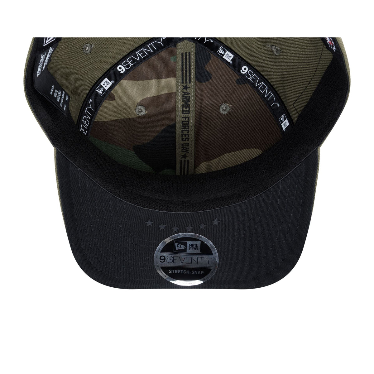 Tampa Bay Rays Armed Forces Day 2026 9SEVENTY Stretch-Snap Hat