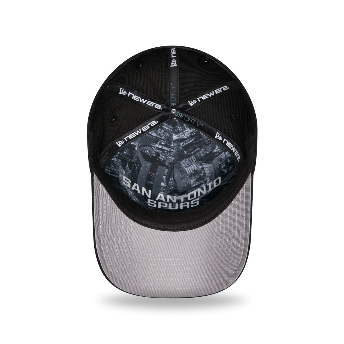 San Antonio Spurs 2026 Draft Black 59FORTY A-Frame Fitted Hat