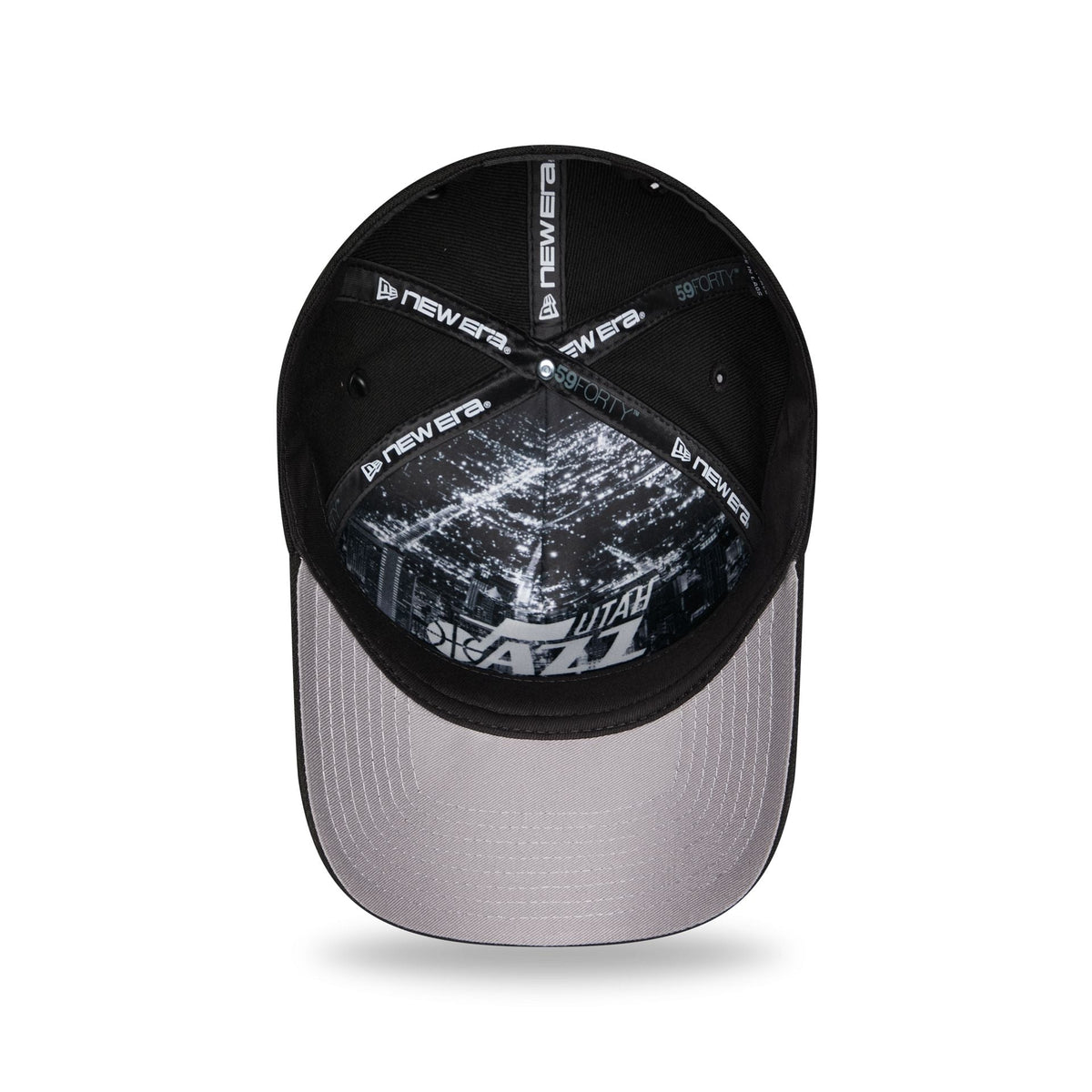 Utah Jazz 2026 Draft Black 59FORTY A-Frame Fitted Hat