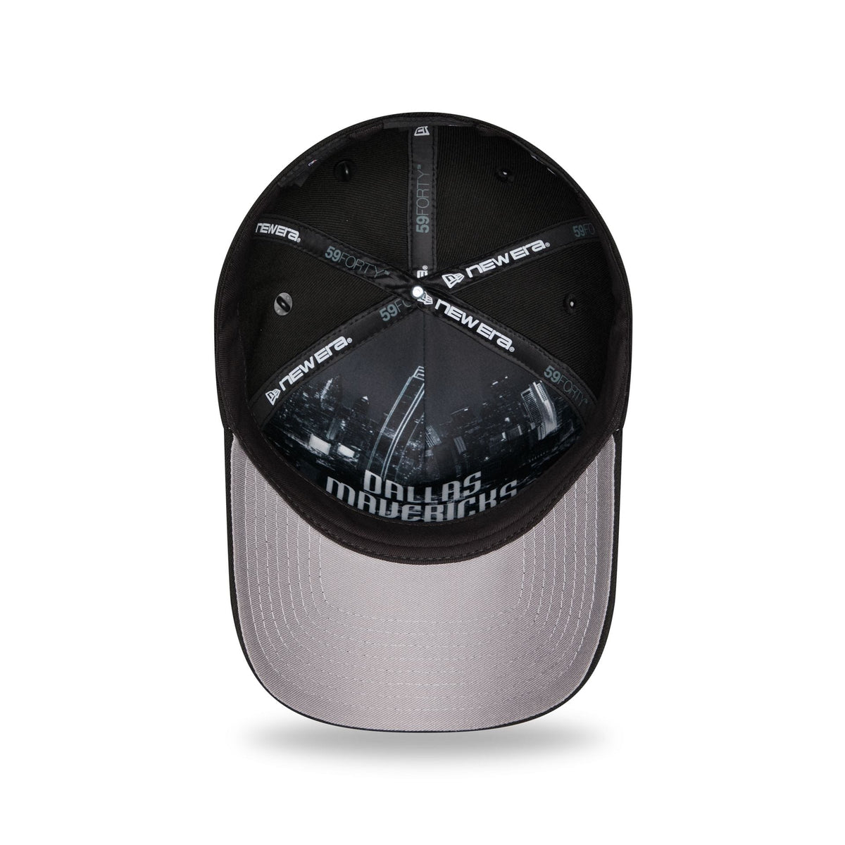 Dallas Mavericks 2026 Draft Black 59FORTY A-Frame Fitted Hat