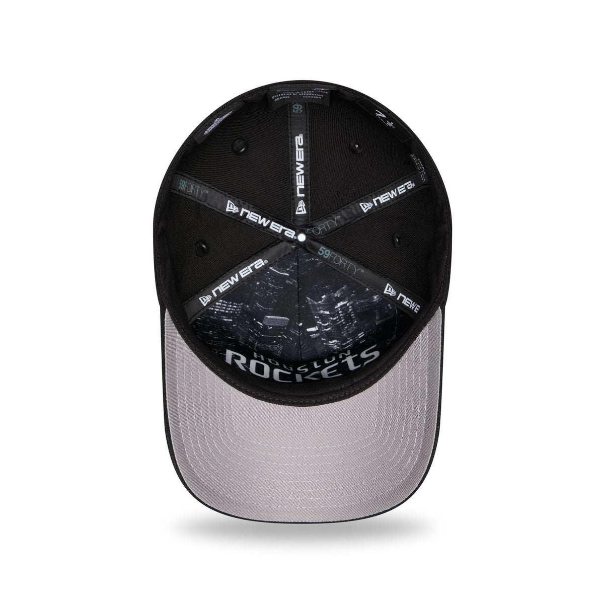 Houston Rockets 2026 Draft Black 59FORTY A-Frame Fitted Hat