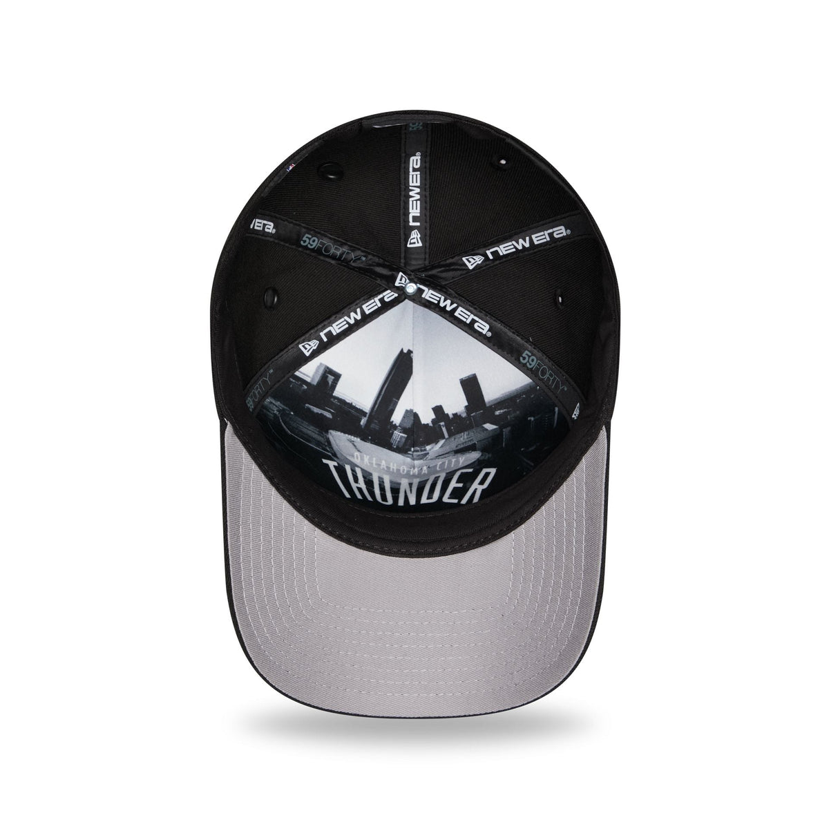 Oklahoma City Thunder 2026 Draft Black 59FORTY A-Frame Fitted Hat