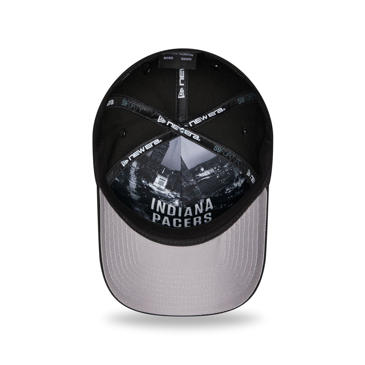 Indiana Pacers 2026 Draft Black 59FORTY A-Frame Fitted Hat
