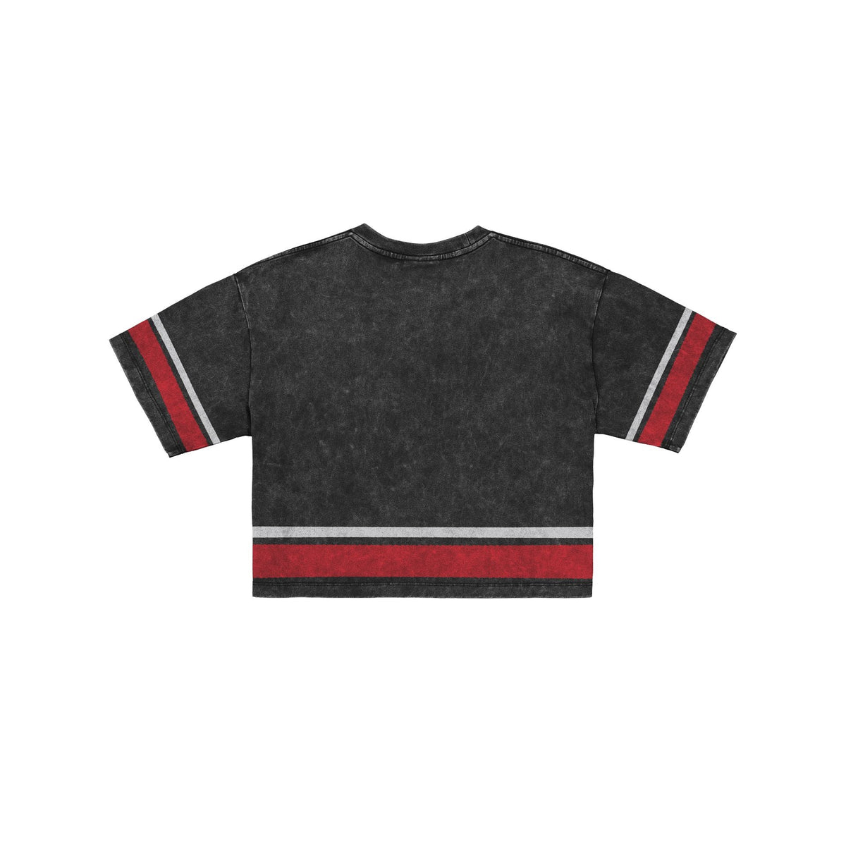Miami Heat Women's Vintage Stripe Cropped T-Shirt