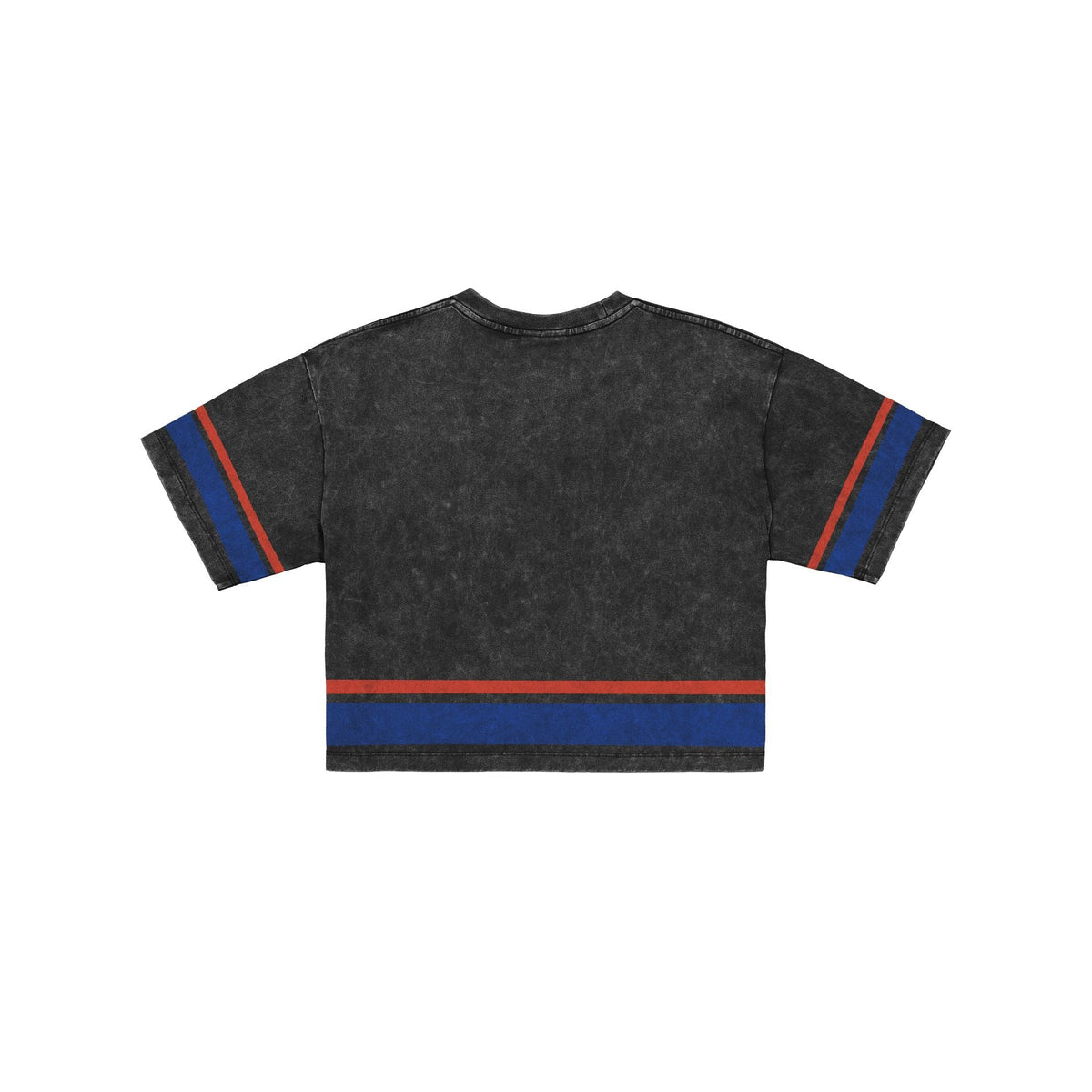 Philadelphia 76ers Women's Vintage Stripe Cropped T-Shirt