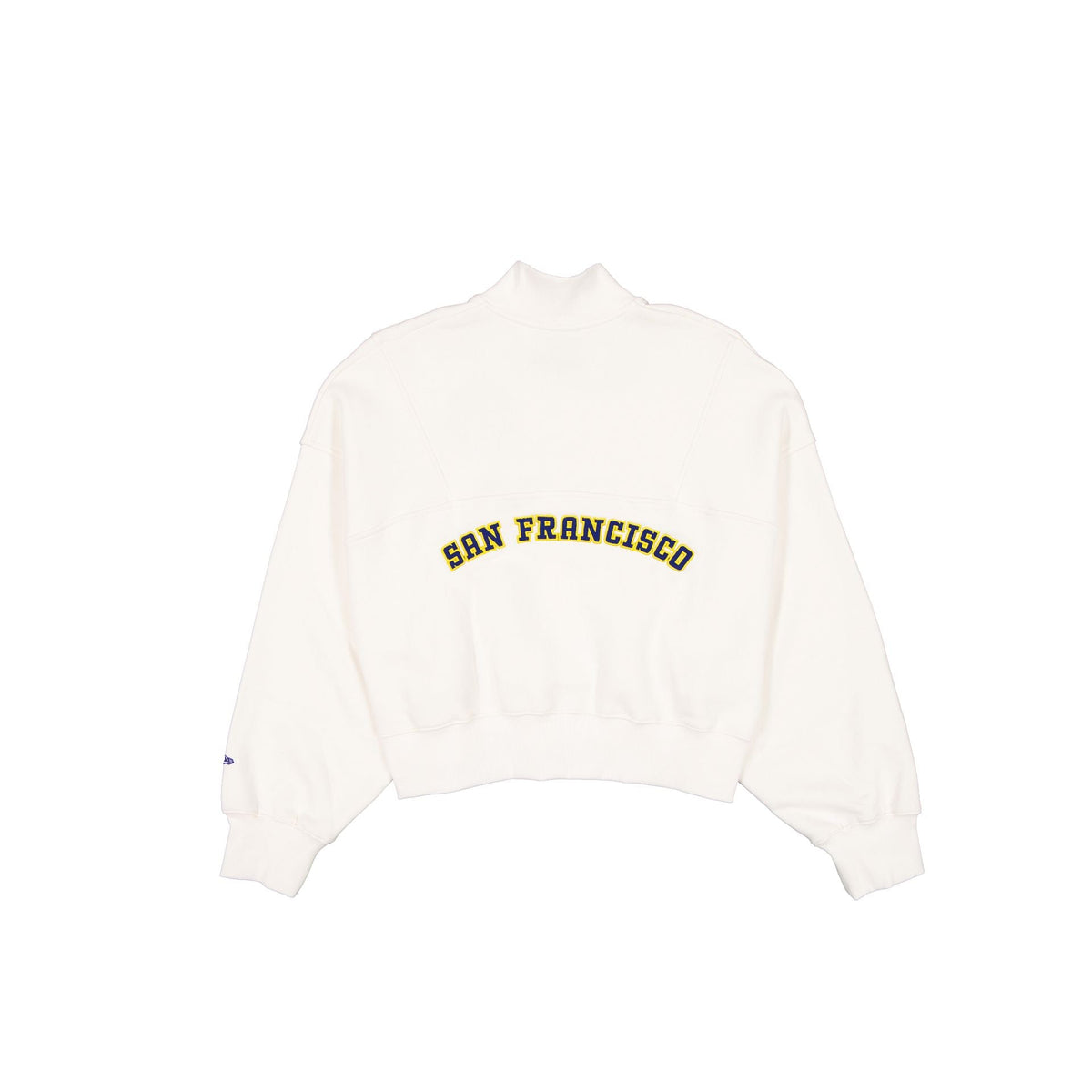 Golden State Warriors Women's Chrome White Quarter Zip