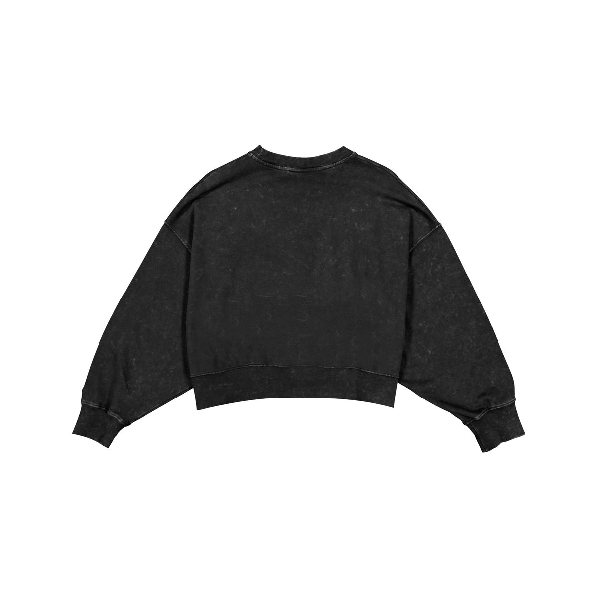 Chicago Bulls Women's Throwback Cropped Washed Crewneck