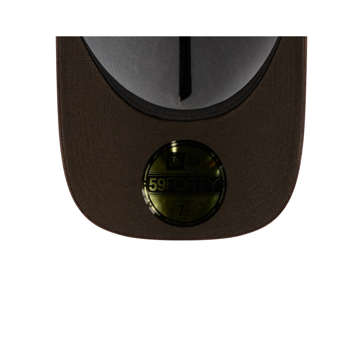 Houston Astros Waxed Canvas Brown 59FORTY A-Frame Fitted Hat