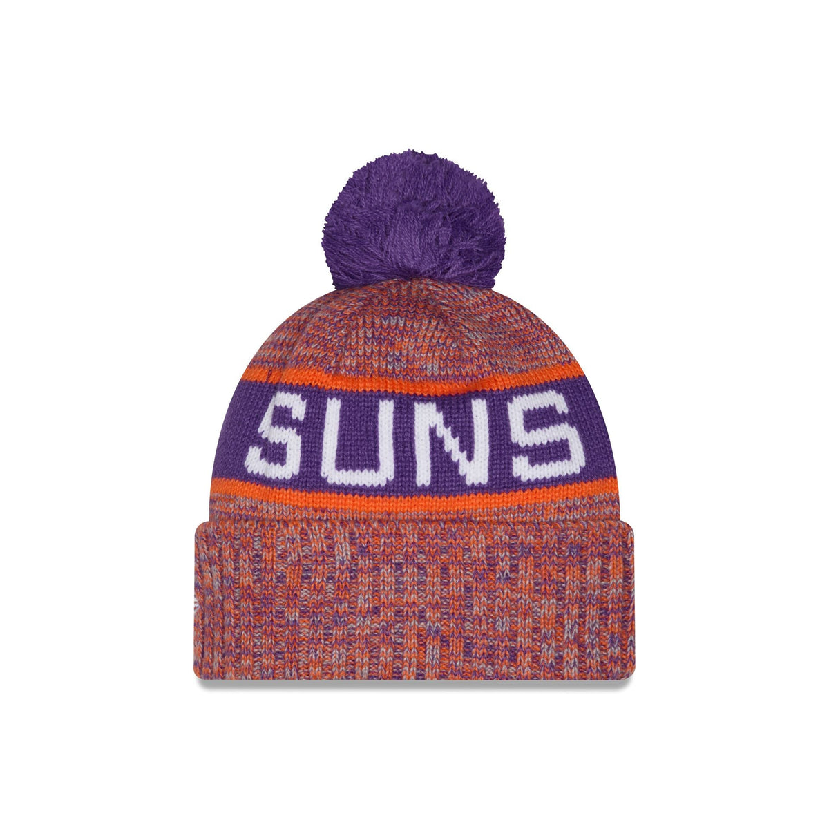 Phoenix Suns Tri Color Pom Knit Hat