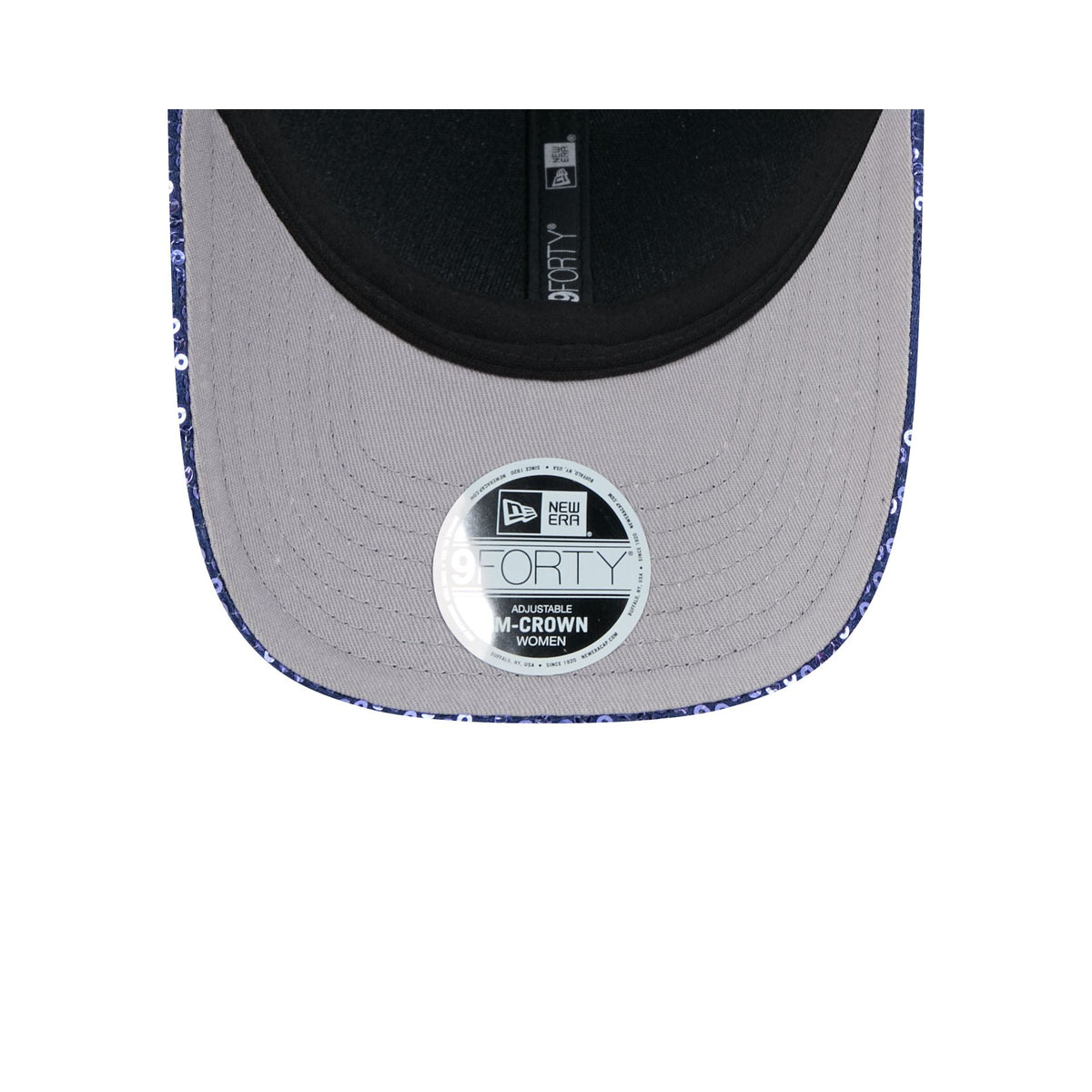 Los Angeles Dodgers Sequin Script Women's 9FORTY M-Crown Snapback Hat