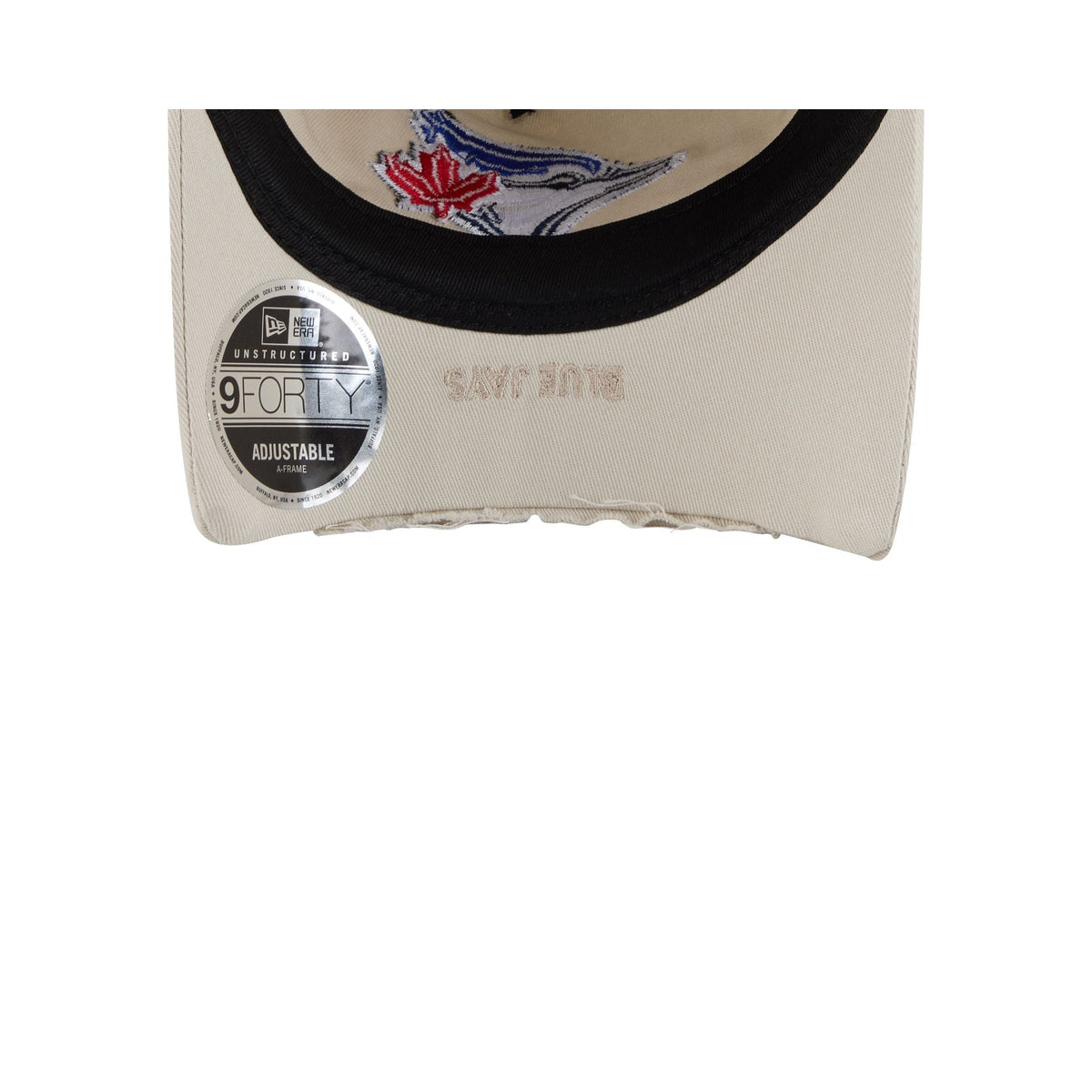 Toronto Blue Jays Stone 9FORTY A-Frame Unstructured Cut-Off Visor Snapback Hat