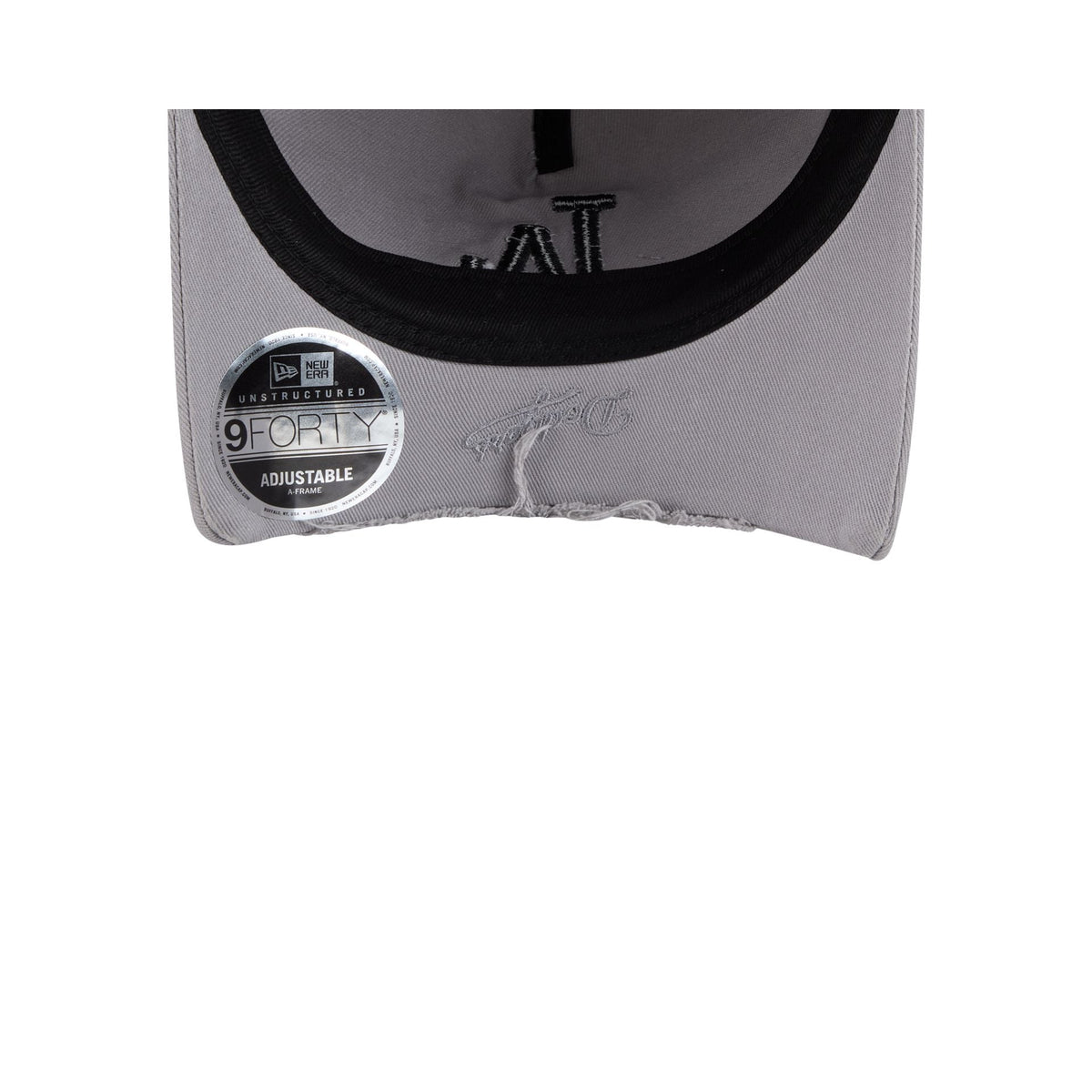 Los Angeles Dodgers Tonal Gray 9FORTY A-Frame Unstructured Cut-Off Visor Snapback Hat