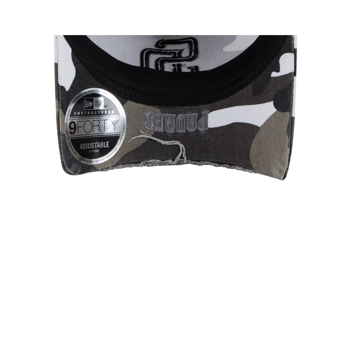 San Diego Padres Washed Camo 9FORTY A-Frame Unstructured Cut-Off Visor Snapback Hat