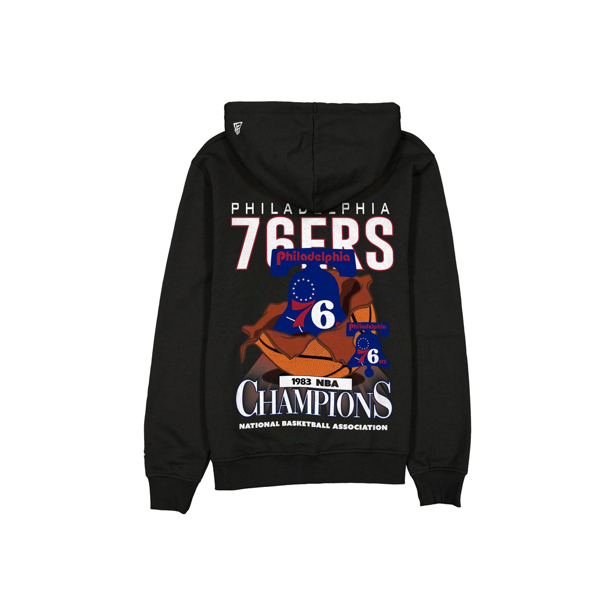 Philadelphia 76ers Hardwood Classics 1983 Champions Bold Hoodie