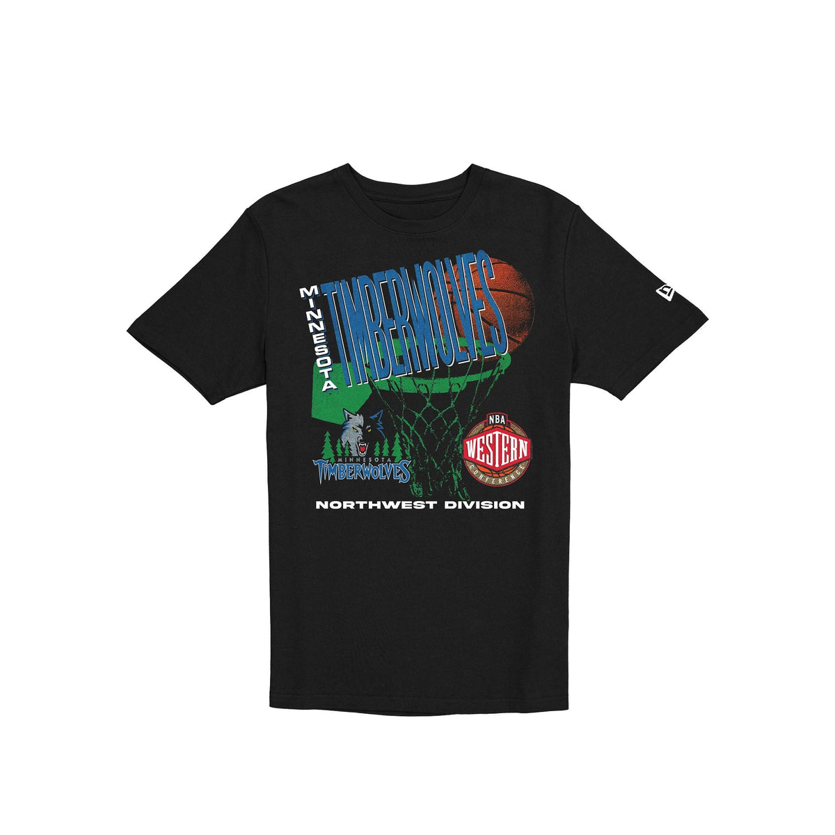 Minnesota Timberwolves Hardwood Classics 90s T-Shirt