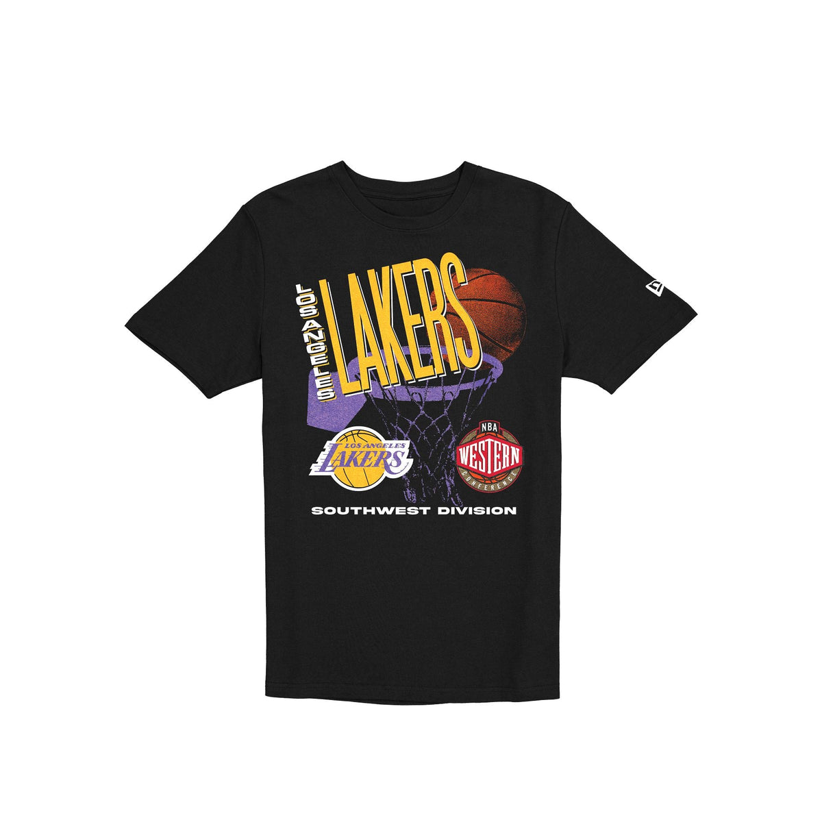 Los Angeles Lakers Hardwood Classics 90s T-Shirt
