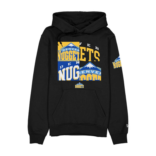 Denver Nuggets Hardwood Classics 2000s Multi Logos Hoodie