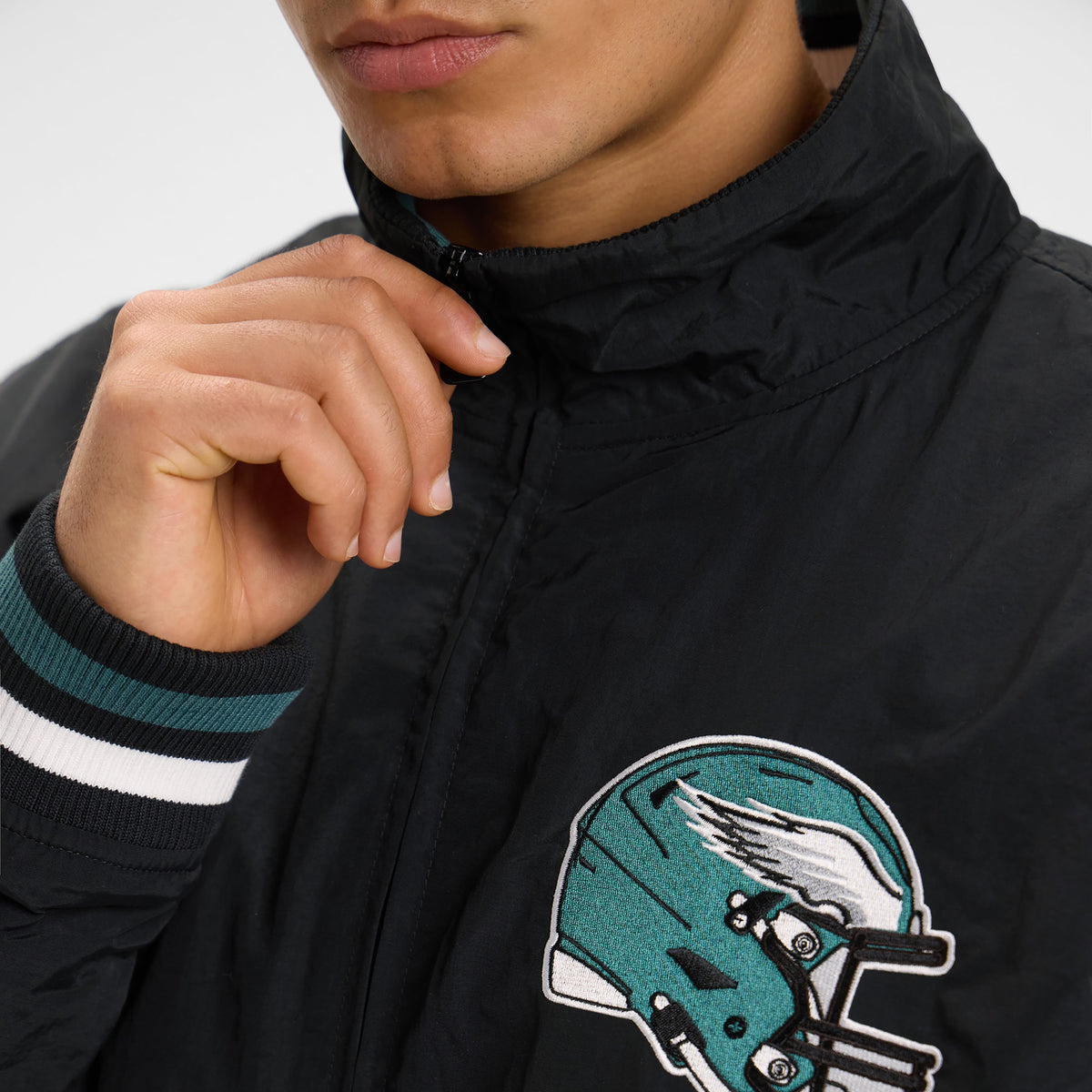 Philadelphia 76ers Throwback Nylon Jacket