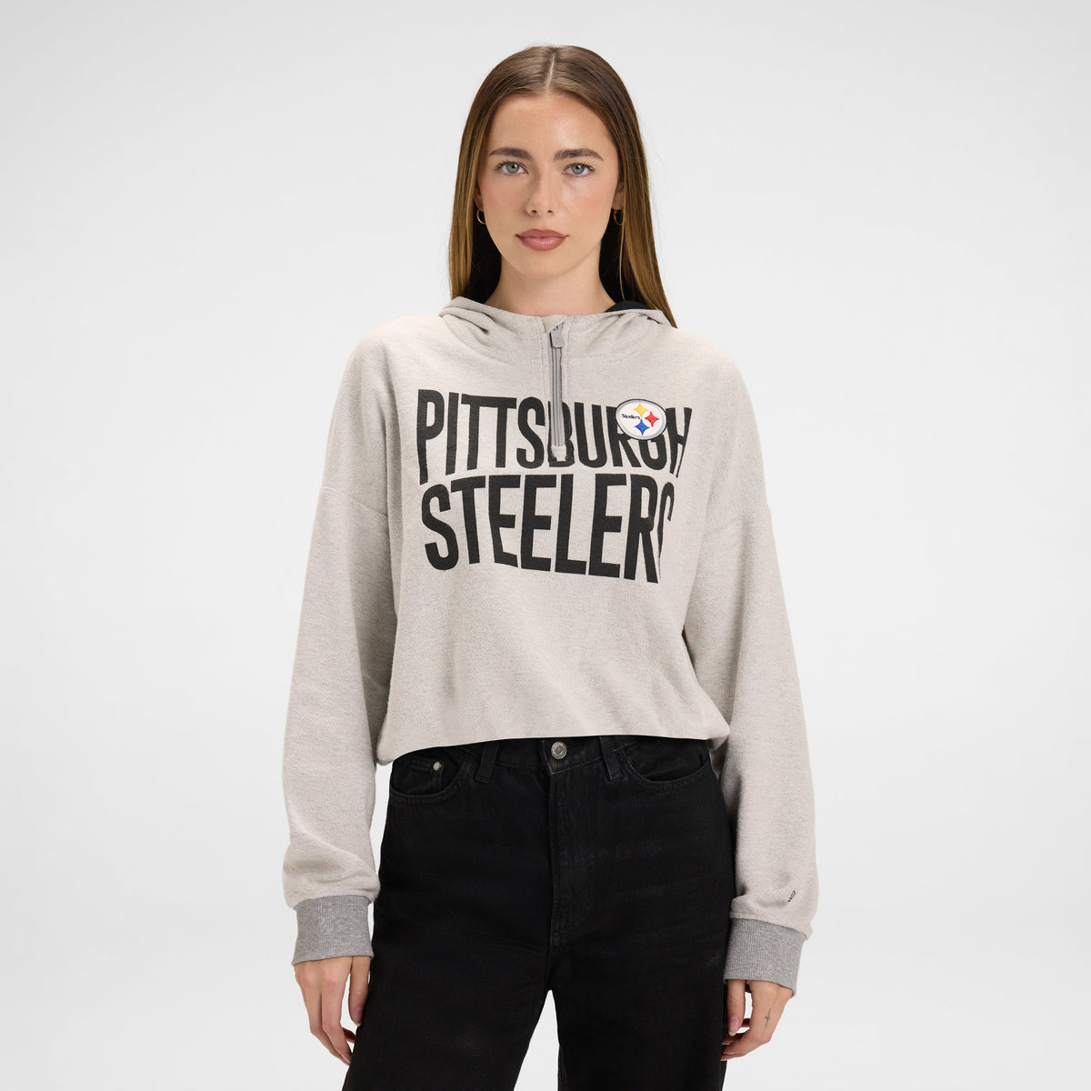 Philadelphia 76ers Sport Night Heather Gray Women's Hoodie