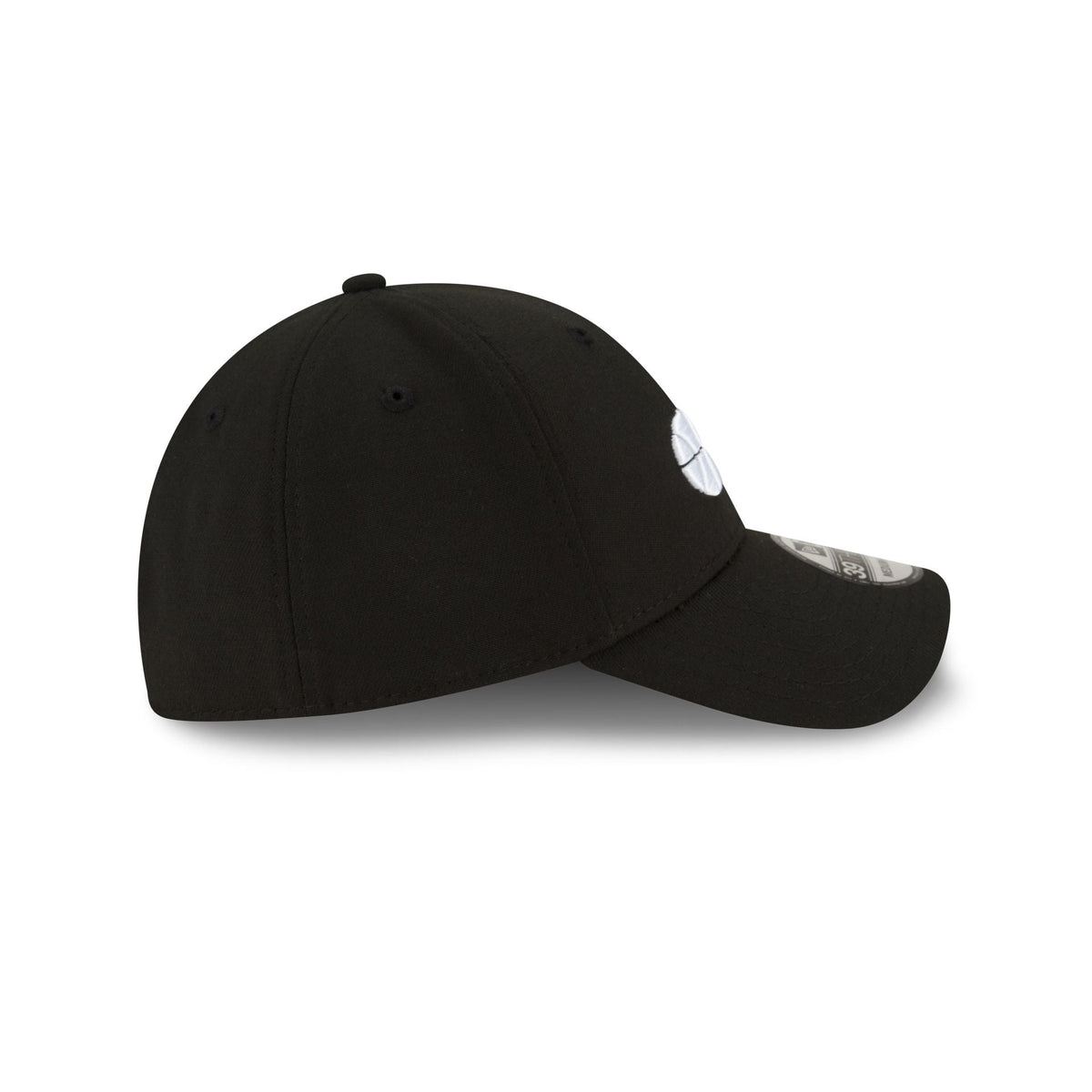 Utah Jazz Team Classic Black 39THIRTY Stretch Fit Hat