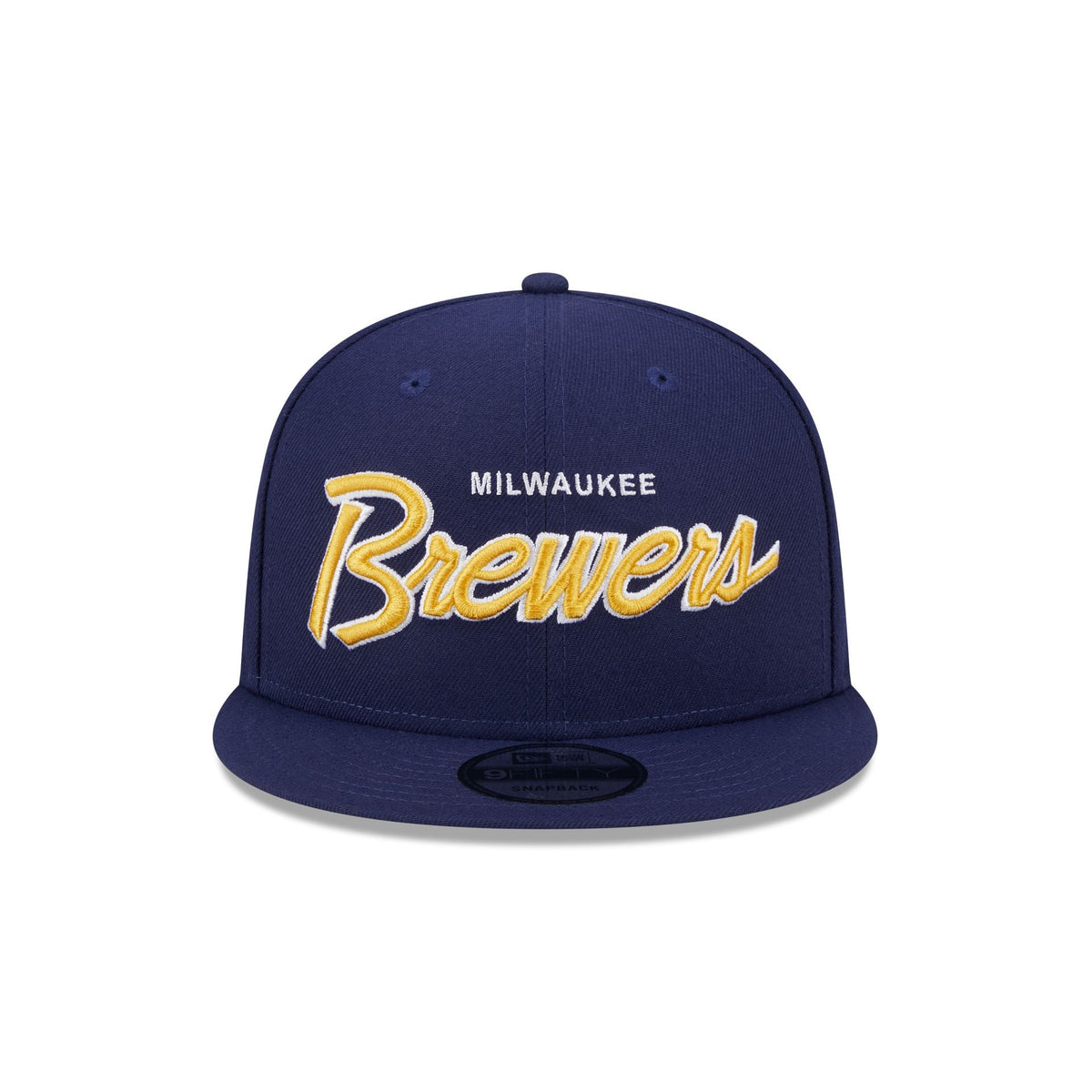 Milwaukee Brewers Wordmark 9FIFTY Snapback Hat