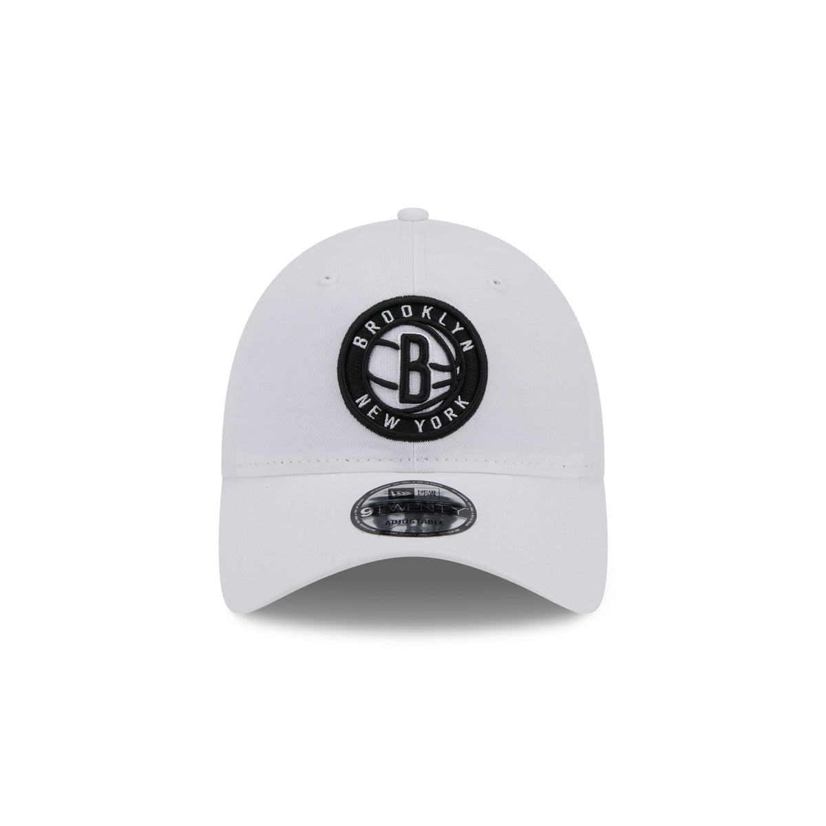 Brooklyn Nets White 9TWENTY Adjustable Hat