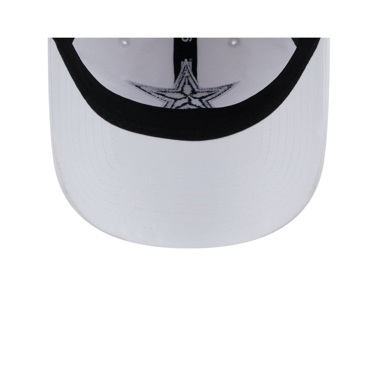 Dallas Cowboys White 9TWENTY Adjustable Hat