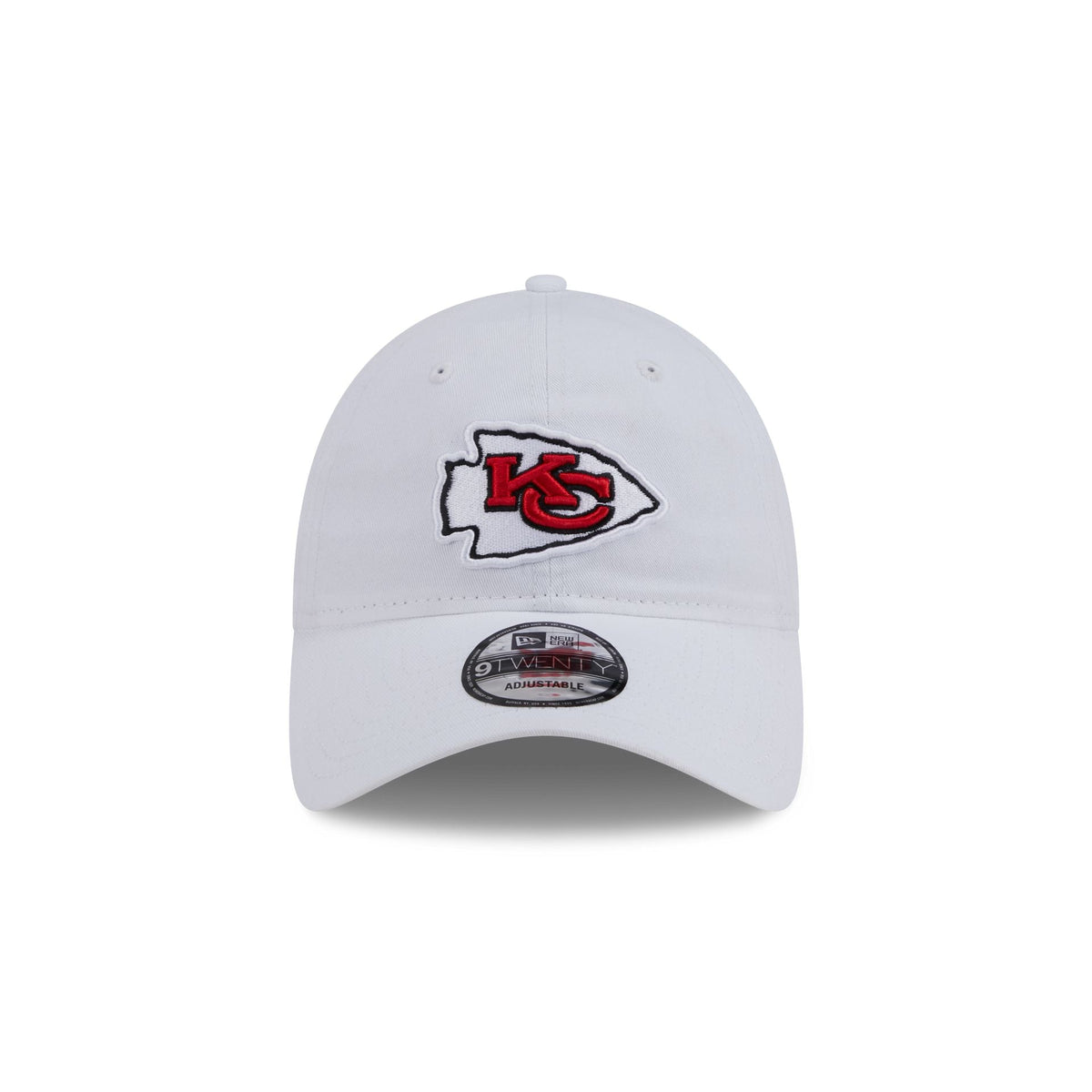 Kansas City Chiefs White 9TWENTY Adjustable Hat