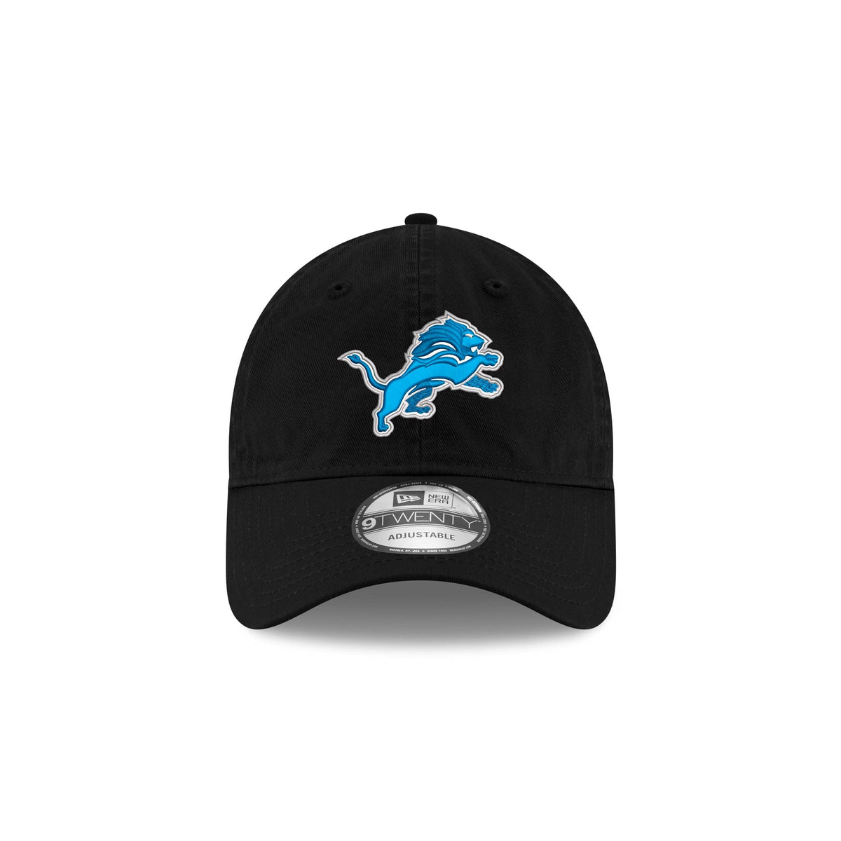 Detroit Lions Core Classic Black 9TWENTY Adjustable Hat