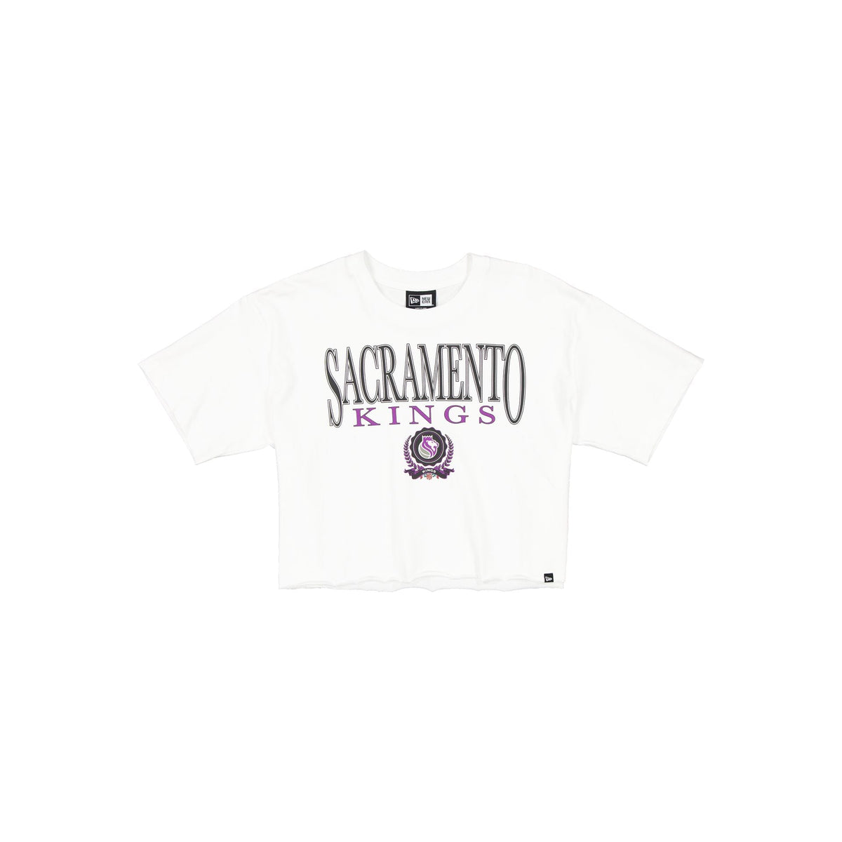 Sacramento Kings Throwback Prep Women's Cropped T-Shirt