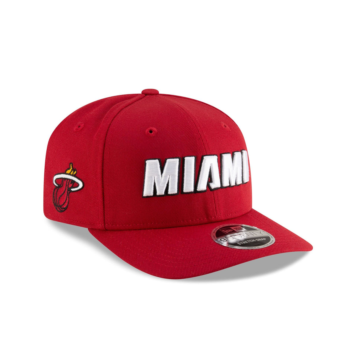 Miami Heat 2025 Statement Edition 9SEVENTY Stretch-Snap Hat