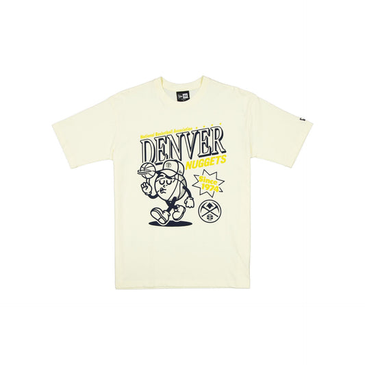 Denver Nuggets Sport Classics Chrome White T-Shirt