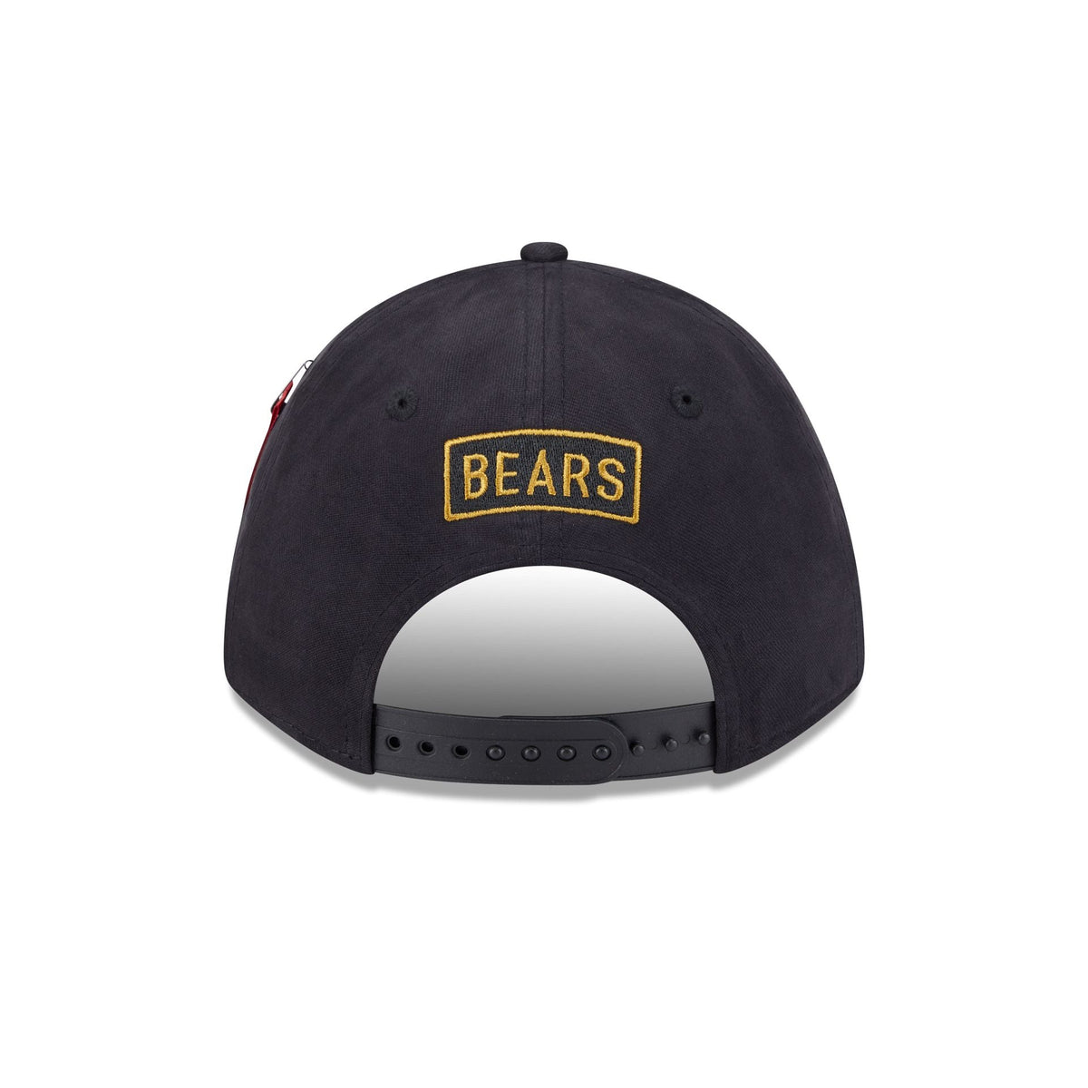 Alpha Industries x Chicago Bears Black 9FORTY M-Crown A-Frame Snapback Hat
