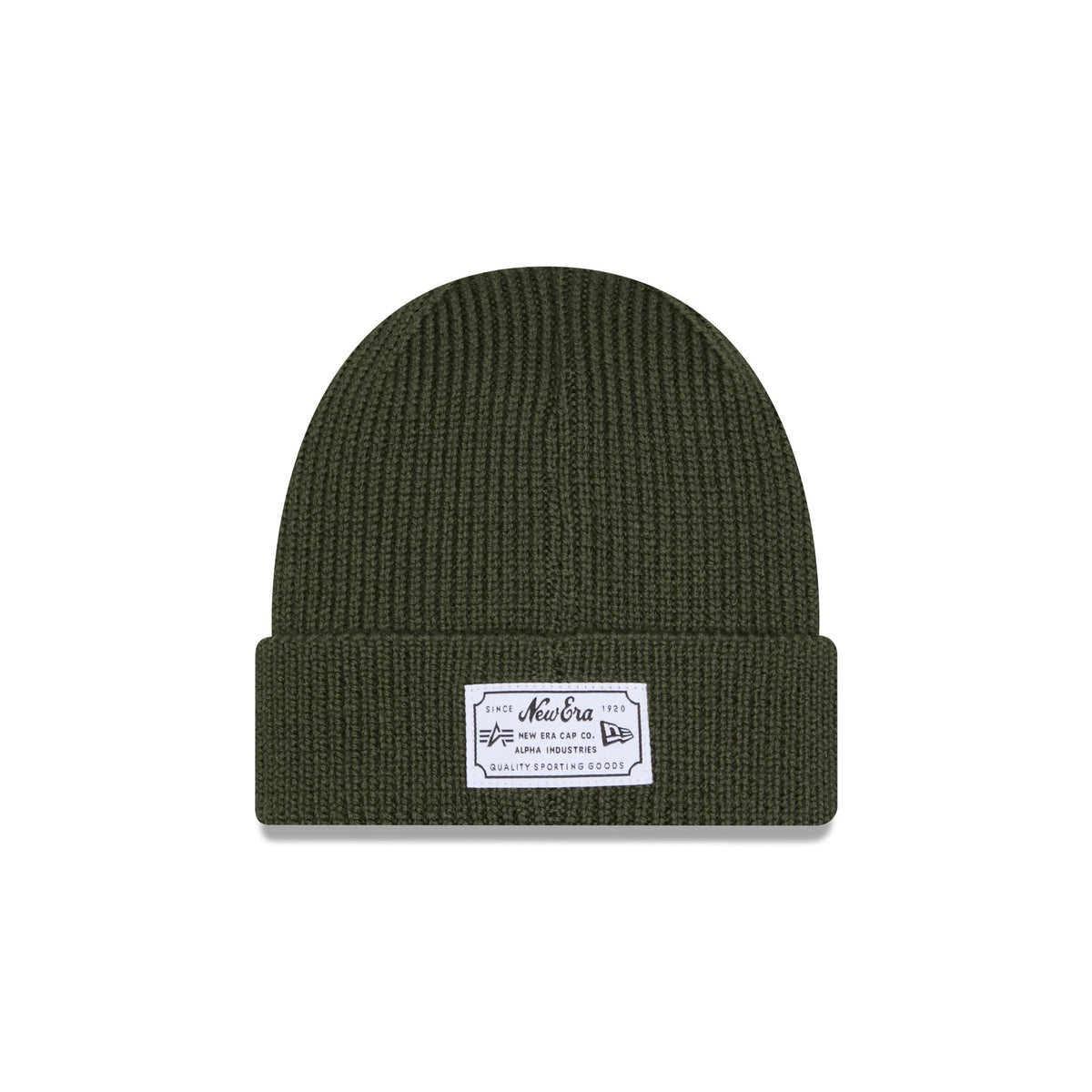 Alpha Industries x Kansas City Chiefs Olive Green Cuff Knit Hat