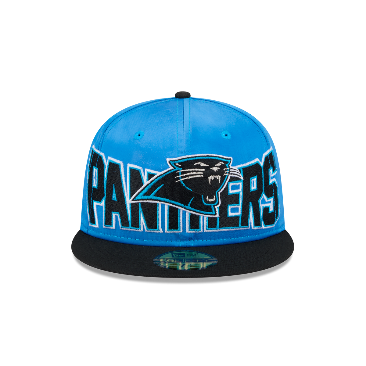 Carolina Panthers Bold Satin 59FIFTY Fitted Hat
