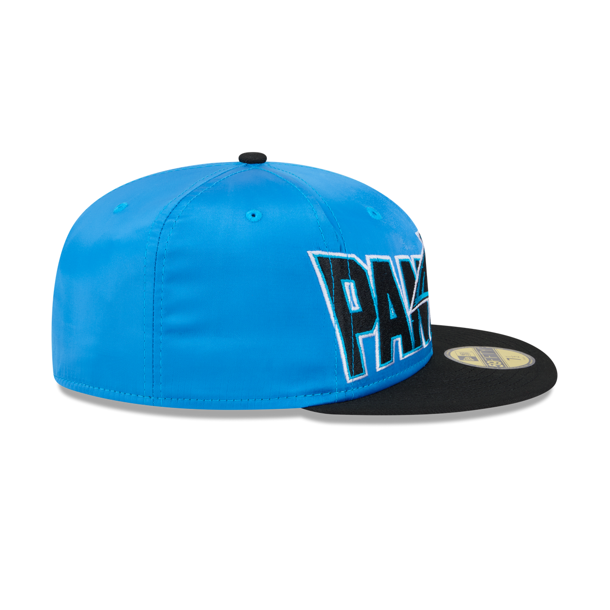 Carolina Panthers Bold Satin 59FIFTY Fitted Hat
