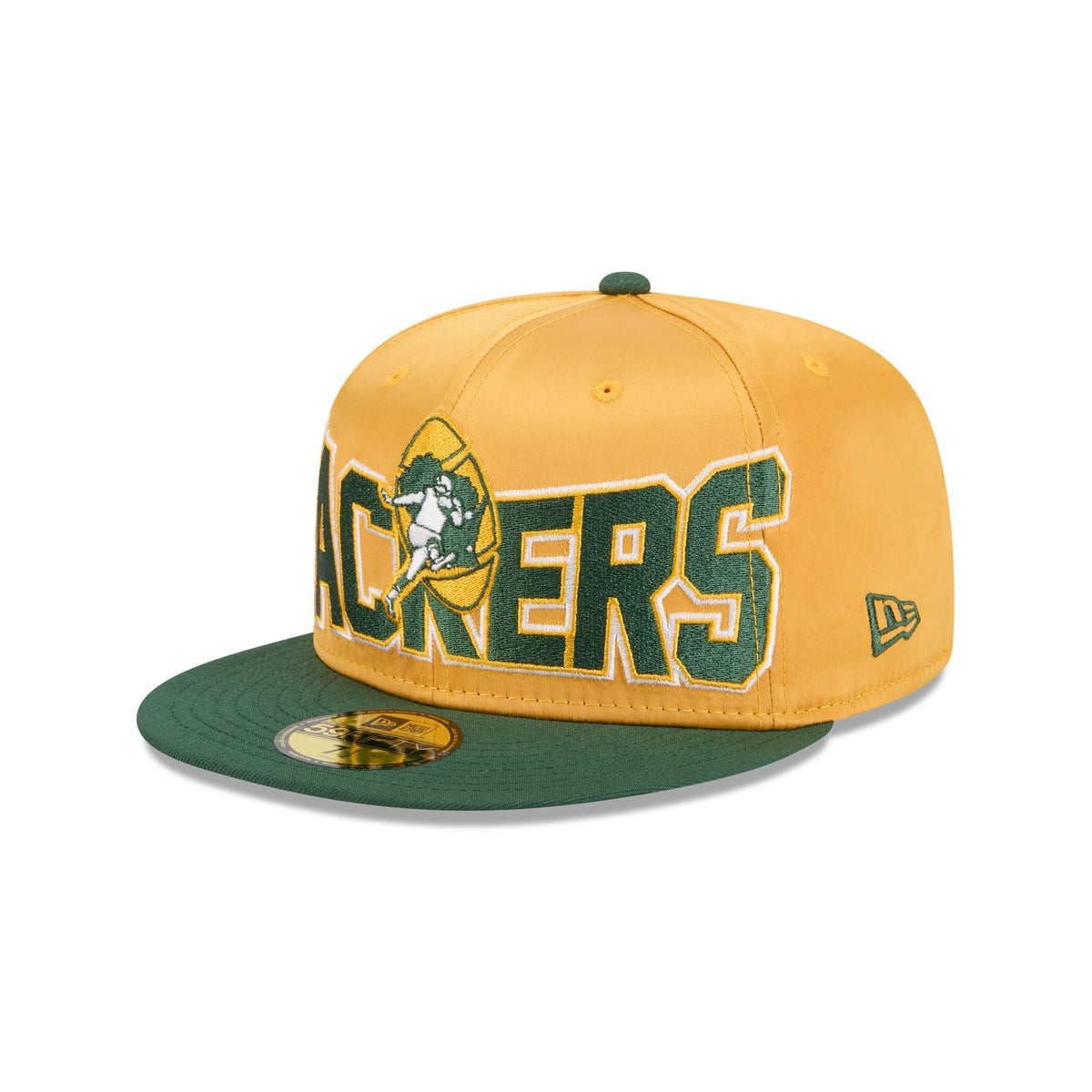 Green Bay Packers Bold Satin 59FIFTY Fitted Hat