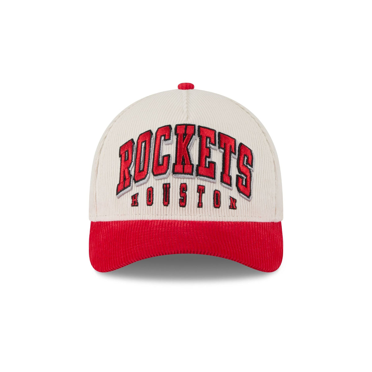 Houston Rockets Stacked Corduroy 9FORTY M-Crown A-Frame Snapback Hat