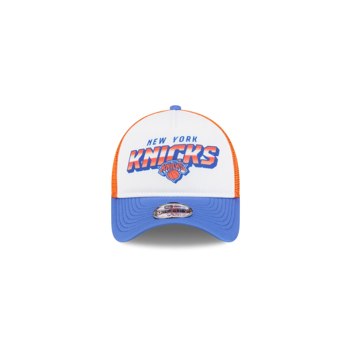 New York Knicks Shine Kids 9FORTY A-Frame Trucker Hat