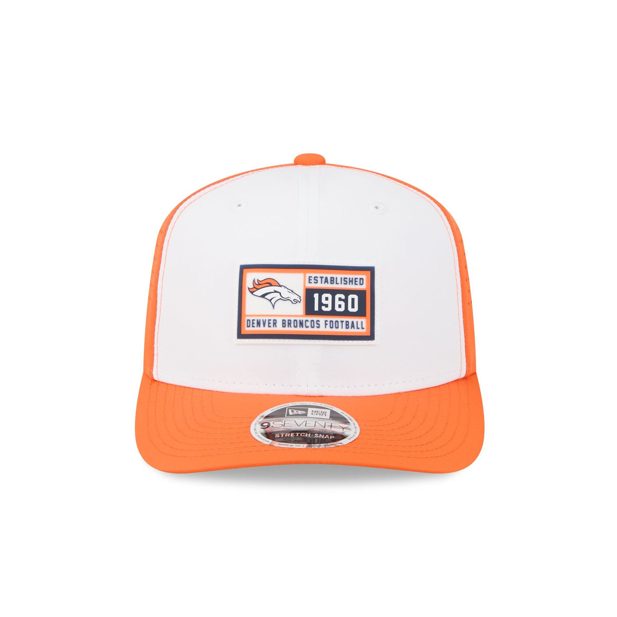 Denver Broncos Est. Patch 9SEVENTY Stretch-Snap Hat