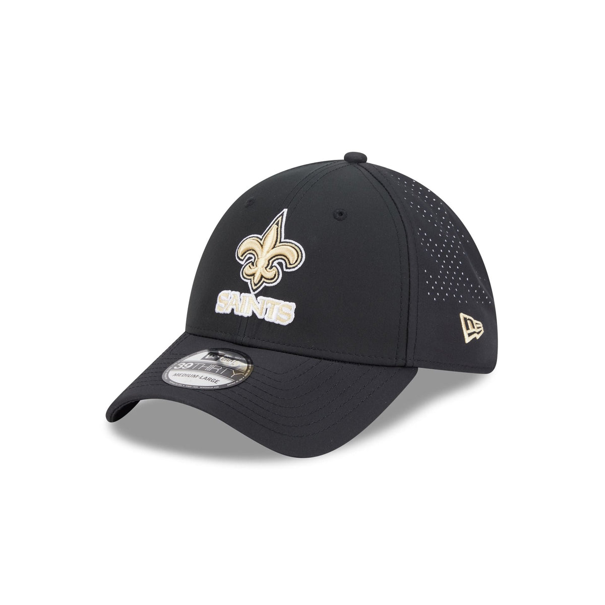 New Orleans Saints Night 39THIRTY Stretch Fit Hat