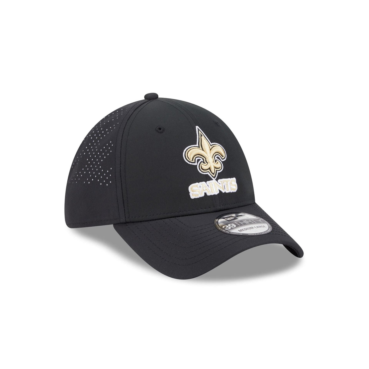 New Orleans Saints Night 39THIRTY Stretch Fit Hat