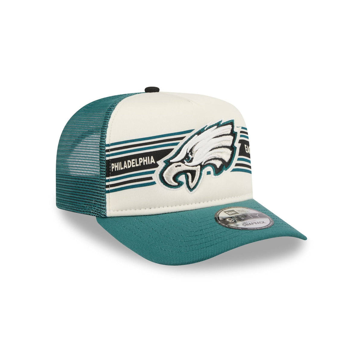 Philadelphia Eagles Banner 9FIFTY A-Frame Trucker Hat
