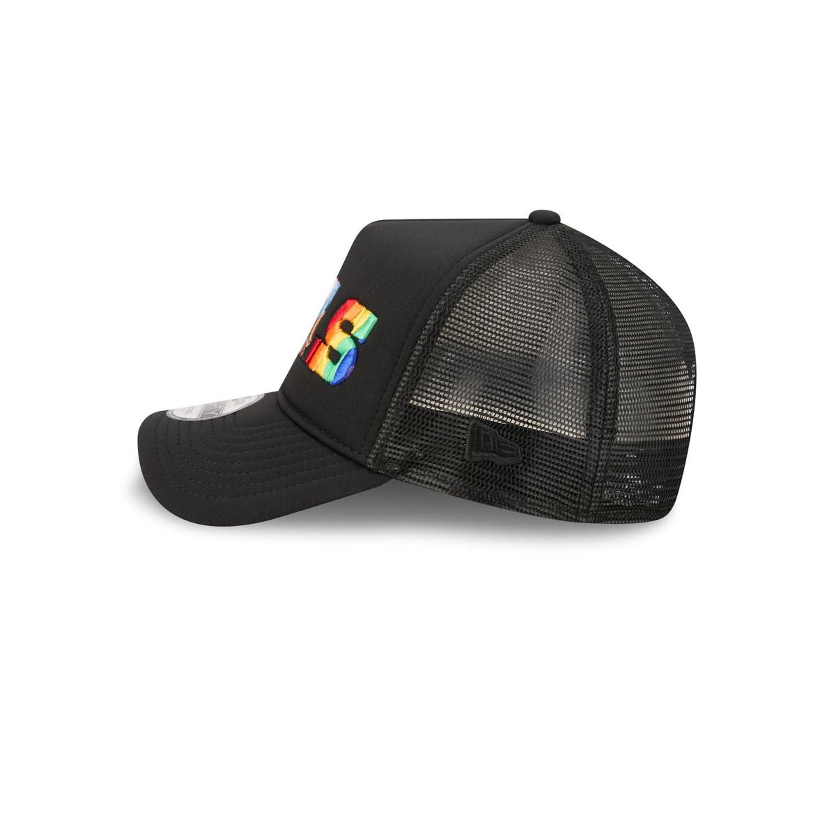 Buffalo Bills Rainbow Wordmark 9FORTY A-Frame Trucker Hat