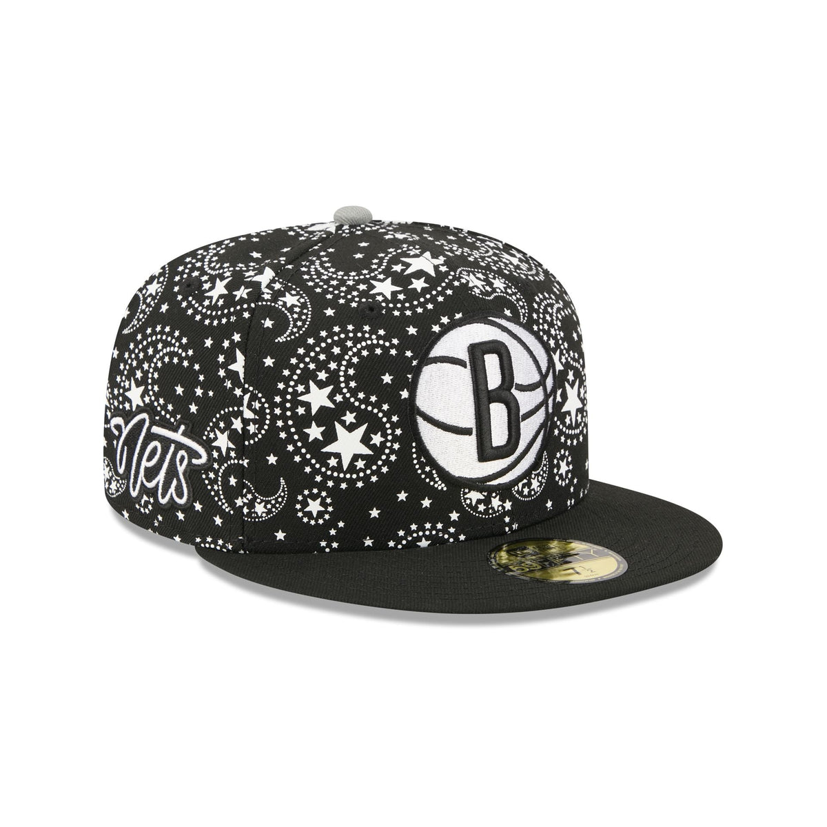 Brooklyn Nets Star Studded 59FIFTY Fitted Hat