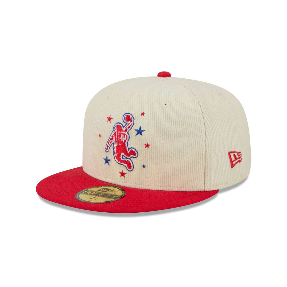 Houston Rockets 2025 City Edition Chrome White Corduroy 59FIFTY Fitted Hat